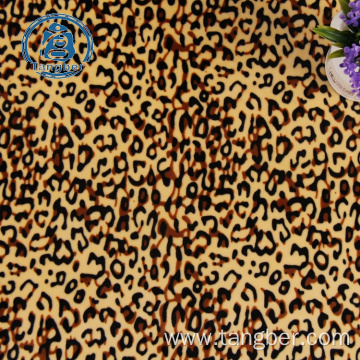 100% polyester thin animal printed polar fleece fabric